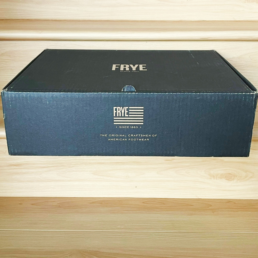 Frye Harness 12R Stone Leather Moto Boots New In Box NWT - Picture 11 of 14
